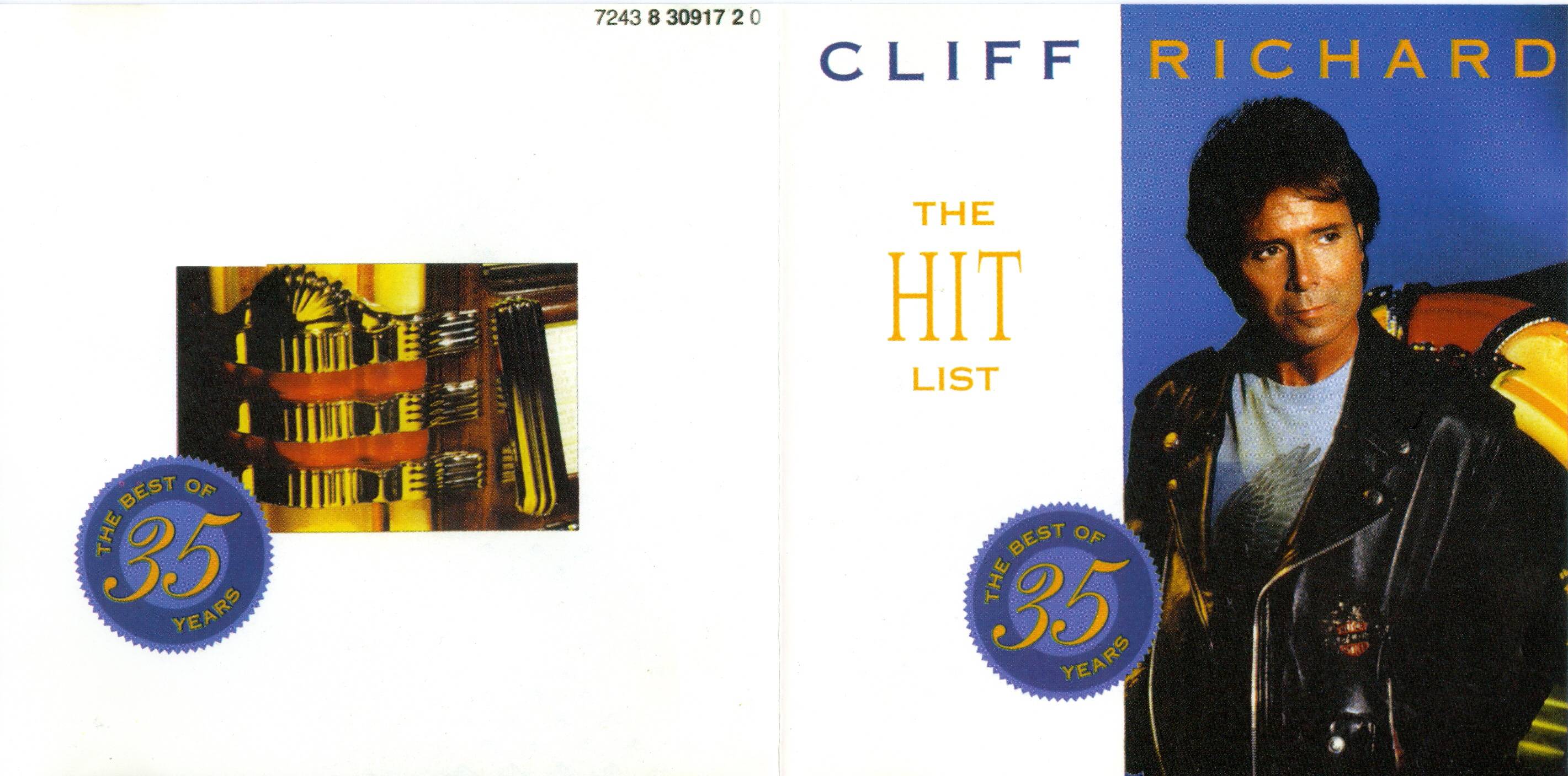 Cliff Richard The Hit List The Best Of 35 Years : Front